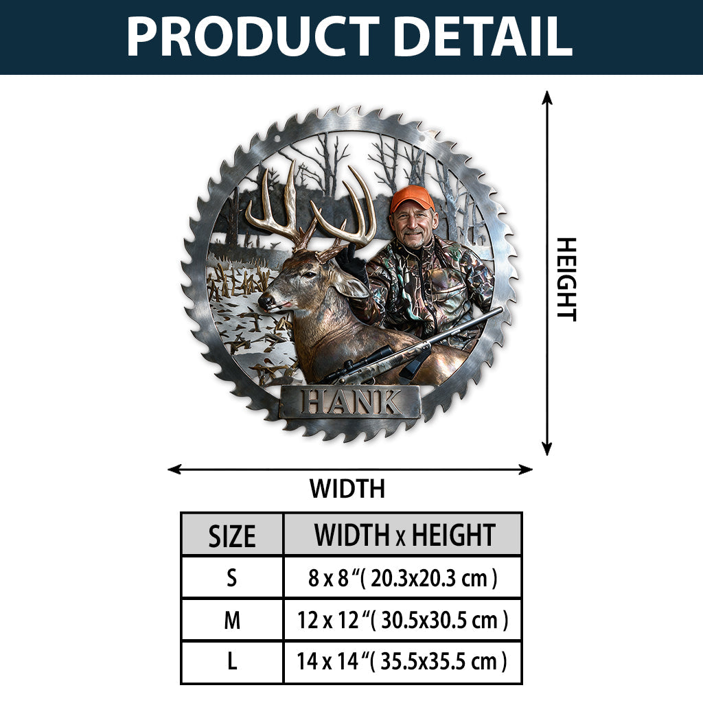 Personalized Duck Hunter 3D Cut Metal Sign Hunting Wall Decor