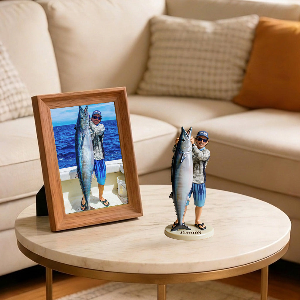 Personalized Fishing Couple Custom 3D Figurine Keepsake Gift