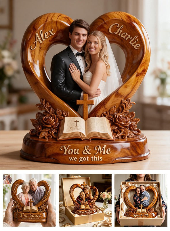 Personalized Custom Photo Wedding Couple Acrylic Plaque Wedding Keepsake Gift