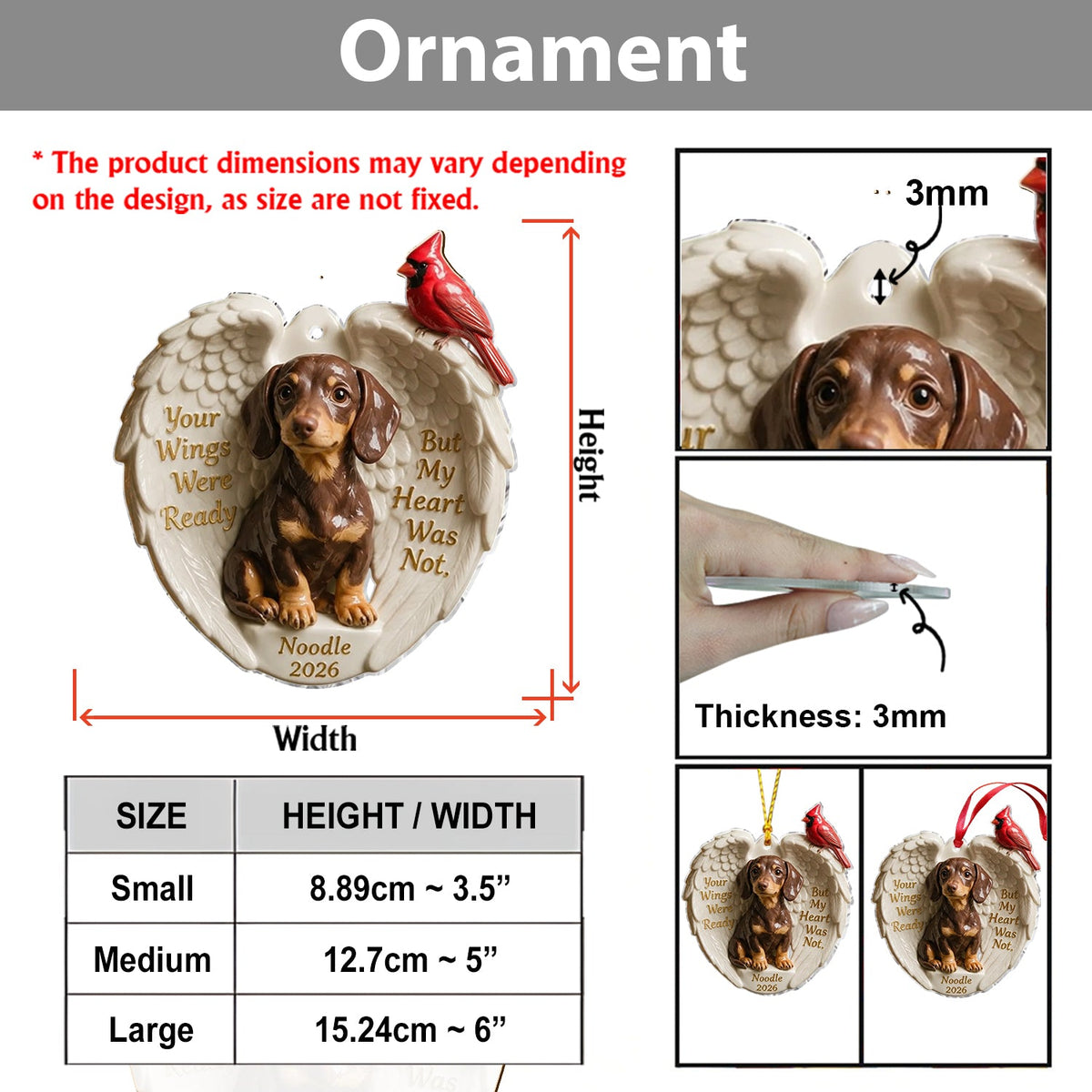 Personalized Custom Photo Yellow Labrador Retriever Memorial Ceramic Ornament Pet Keepsake