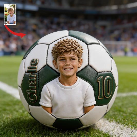 Cadeau de ballon de football personnalisé pour anniversaire garçon