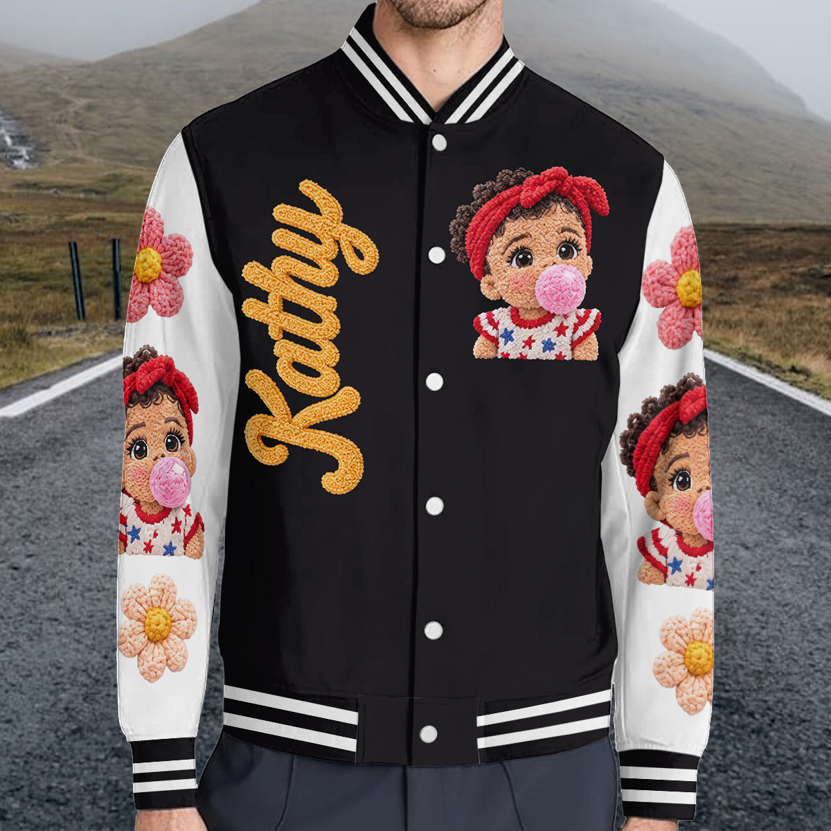 Personalized Latina Little Girl Varsity Jacket Custom Gift for Daughter Granddaughter Niece