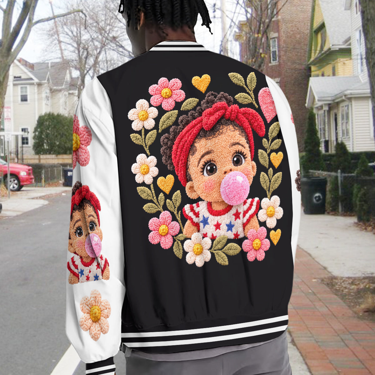 Personalized Latina Little Girl Varsity Jacket Custom Gift for Daughter Granddaughter Niece