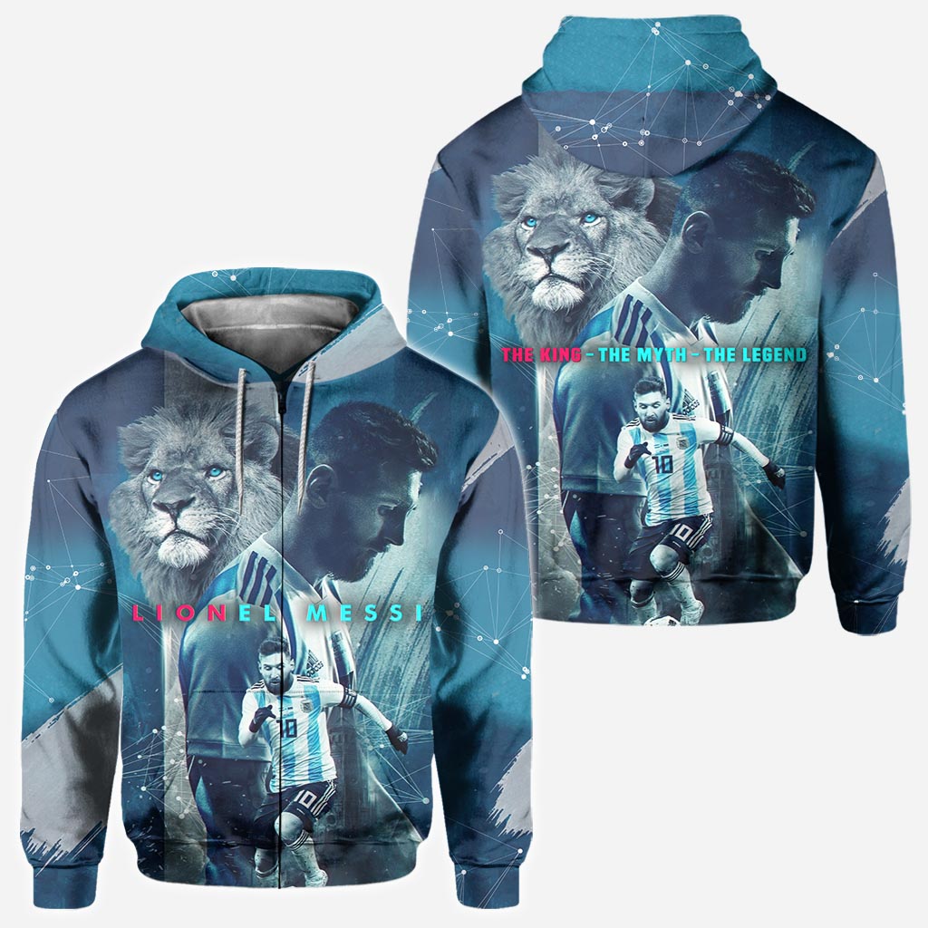 Le Roi, le Mythe, la Légende - T-shirt et sweat à capuche Football All Over