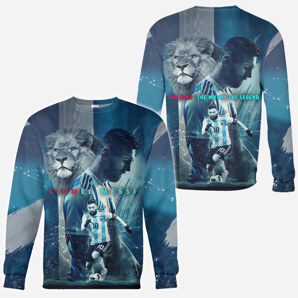 Le Roi, le Mythe, la Légende - T-shirt et sweat à capuche Football All Over