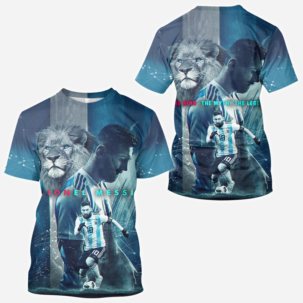 Le Roi, le Mythe, la Légende - T-shirt et sweat à capuche Football All Over