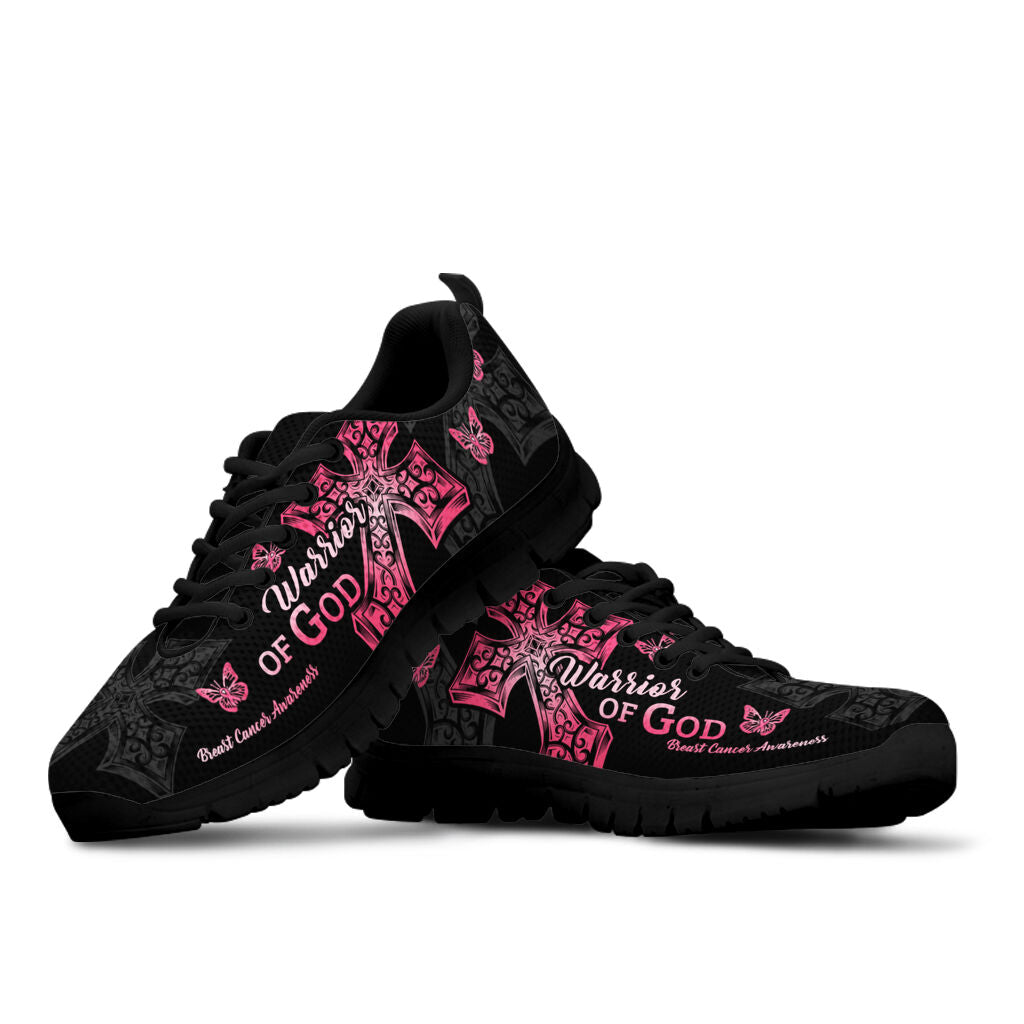 Warrior Of God Brustkrebs-Aufklärungs-Sneaker 0622