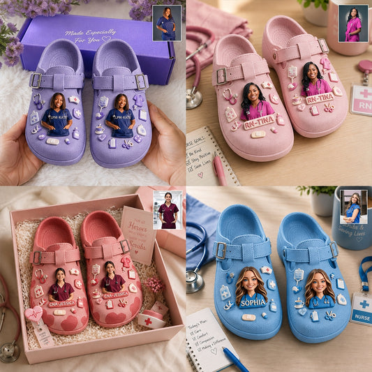 Nurse Life - Personalized Nurse Clogs With Arch Support