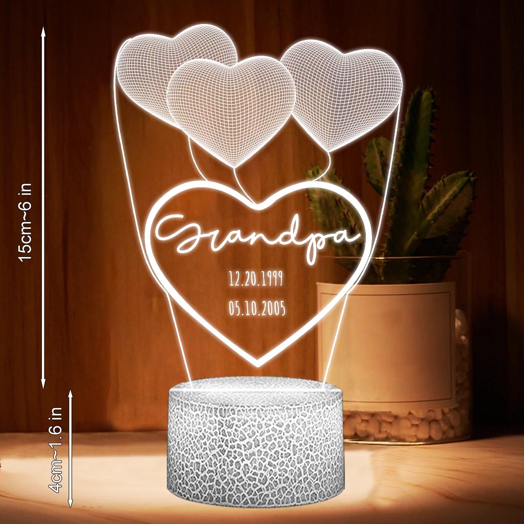 Love You Mom - Gift for mom, grandma, grandpa, husband, wife, dad - Personalized Shaped Plaque Light Base