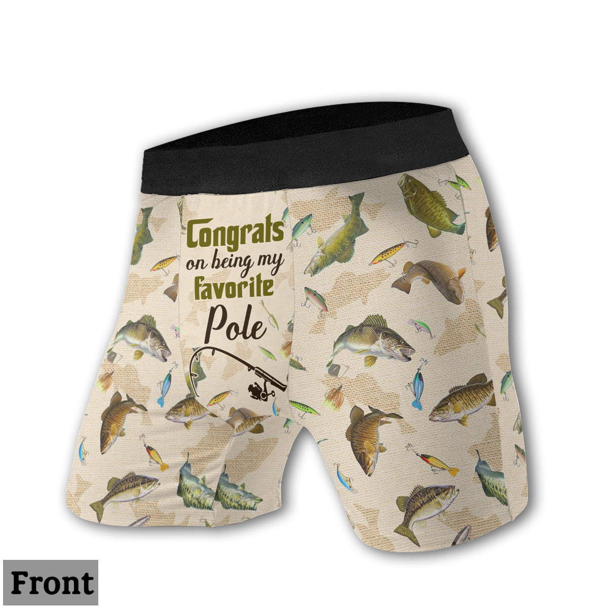 Congrats On Being My Bobbers Pole - Fishing Women Briefs & Men Boxer Briefs