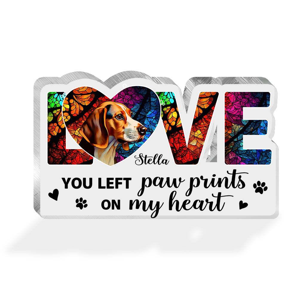 My Angel - Personalized Mother's Dog Custom Shaped Acrylic Plaque