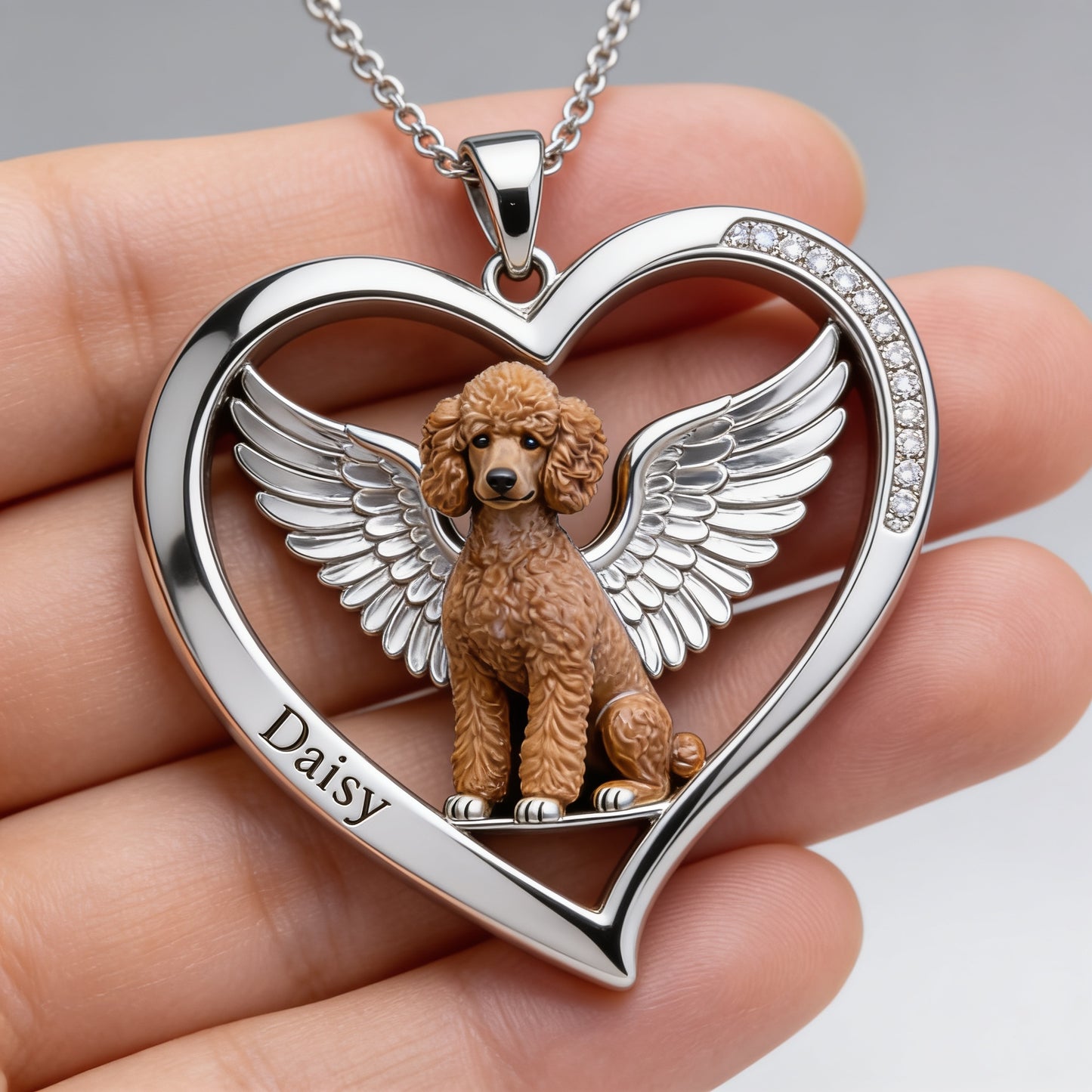 Collier pendentif en métal personnalisé avec photo - Collier commémoratif en forme de pendentif en métal -