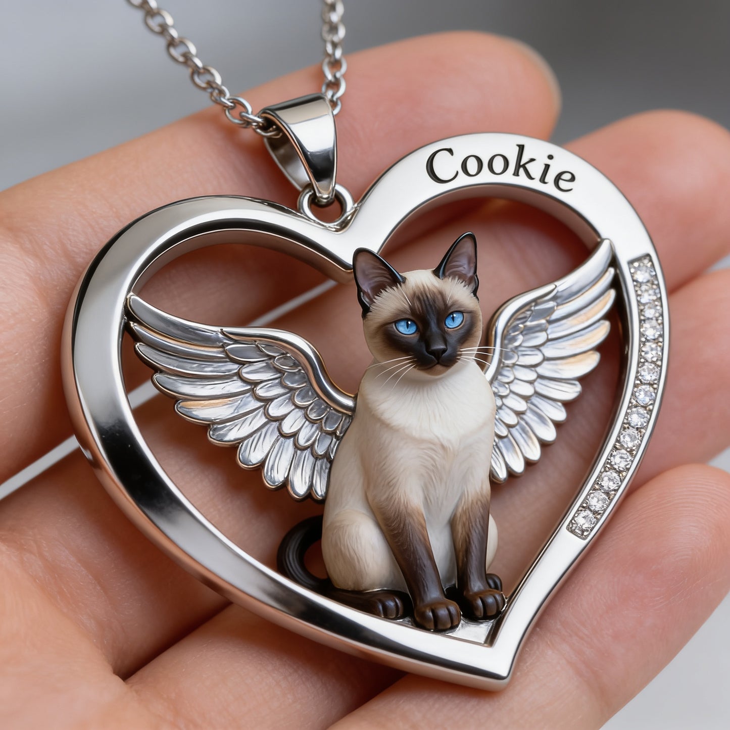 Collier pendentif en métal personnalisé avec photo - Collier commémoratif en forme de pendentif en métal -