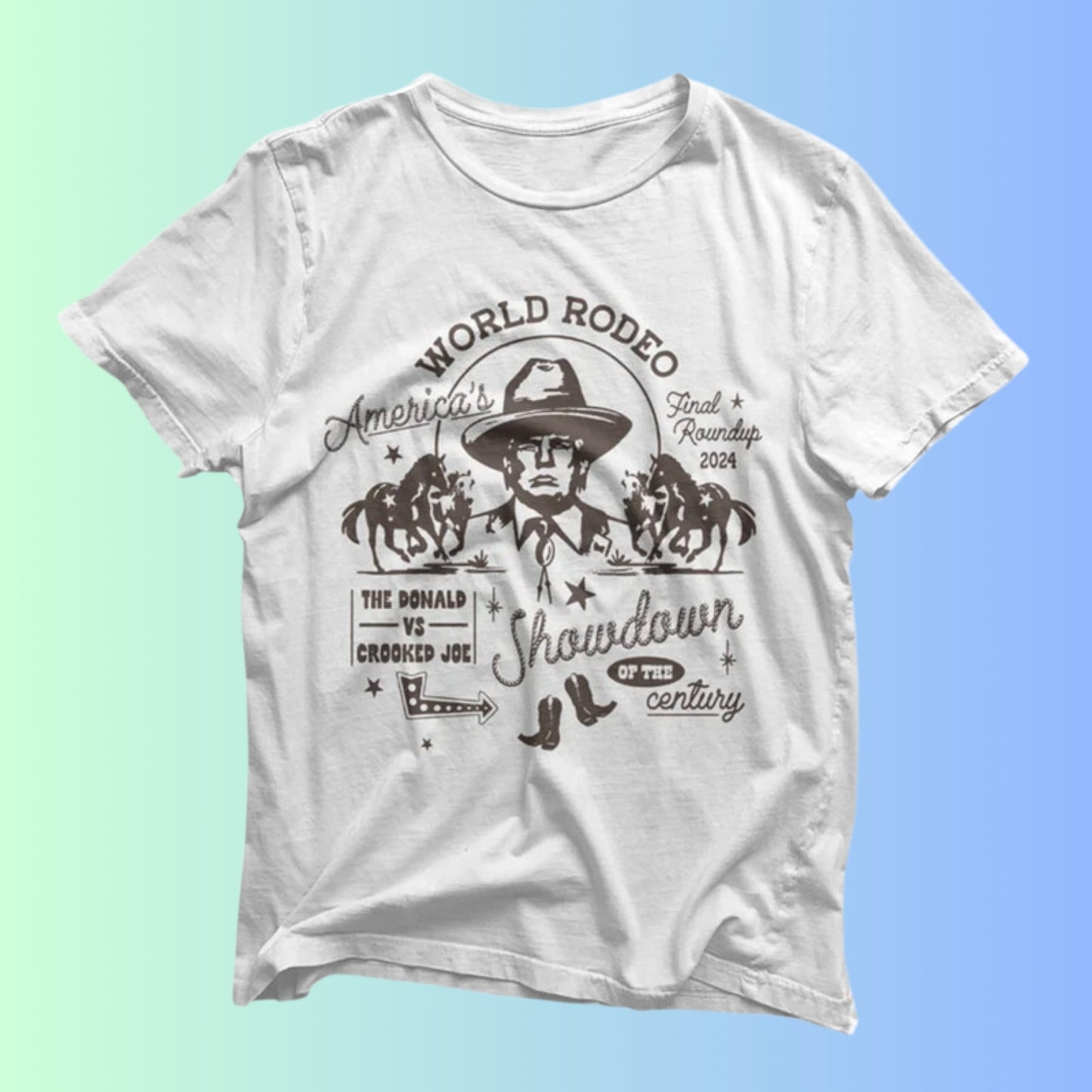 America's World Rodeo 2024 - T-Shirt, Trump 2024 Shirt, Präsidenten-Shirt, Republikaner-Shirt, America Trump Sweatshirt Hoodie T-Shirt & Hoodie