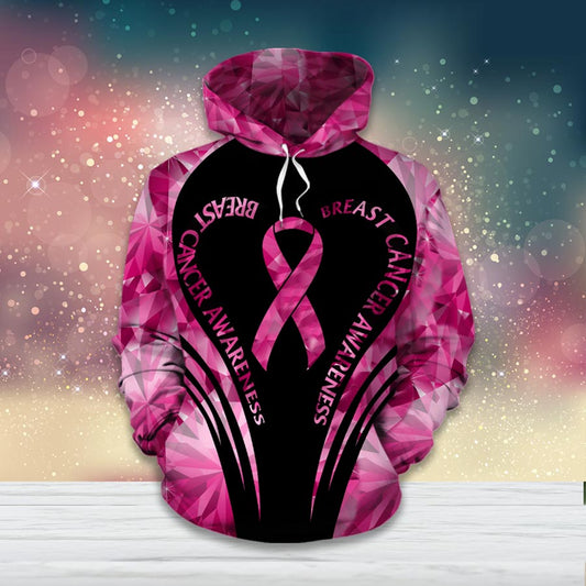Ruban rose - Sensibilisation au cancer du sein - T-shirt et sweat à capuche 0822