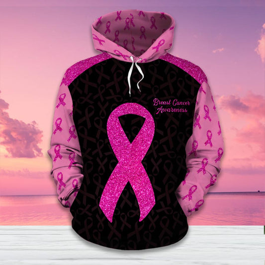 T-shirt et sweat à capuche « Sensibilisation au cancer du sein » 0822