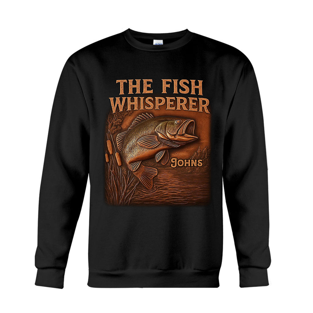 Le Chuchoteur de Poissons - T-shirt et sweat à capuche de pêche personnalisés
