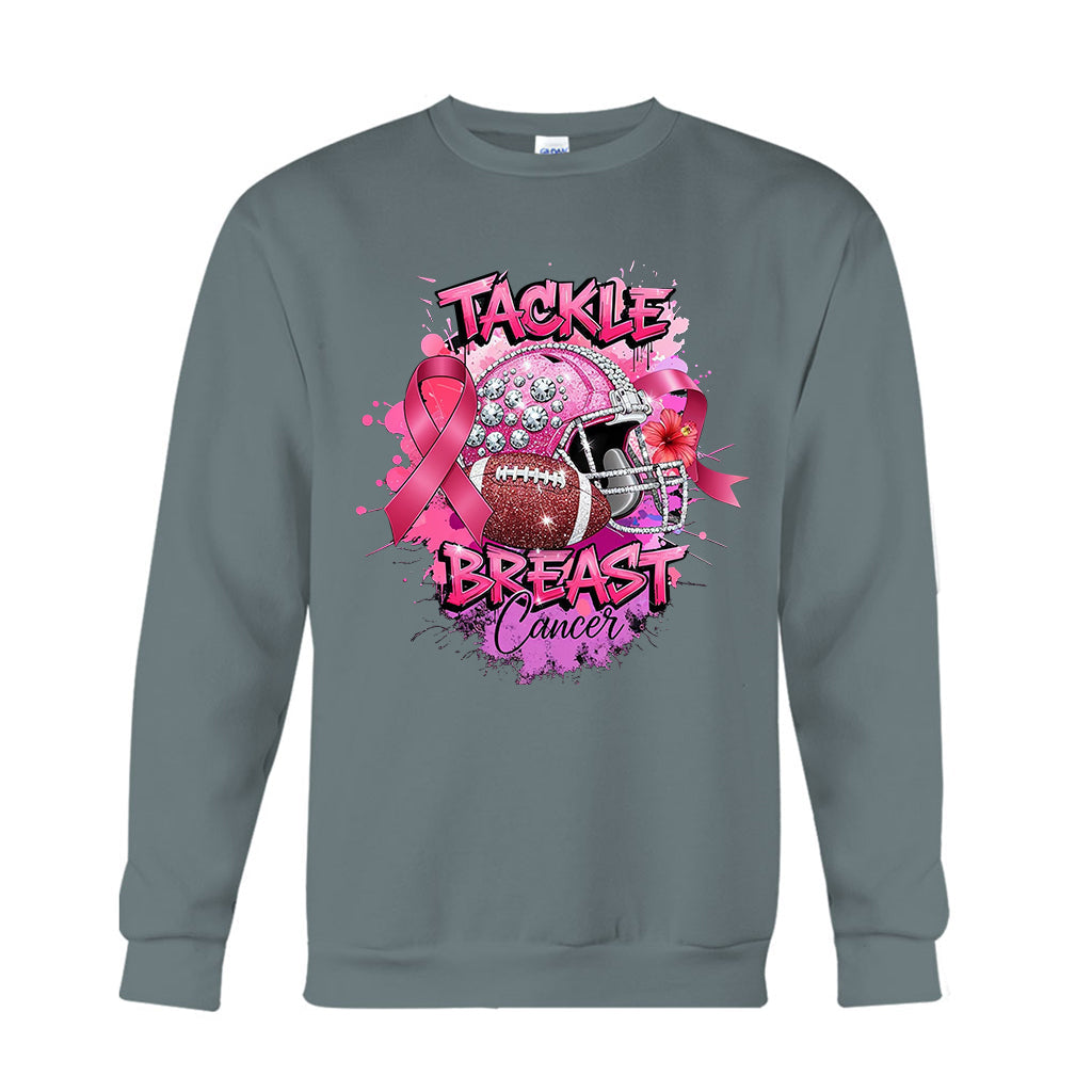 Luttez contre le cancer du sein - T-shirt et sweat à capuche de sensibilisation au cancer du sein