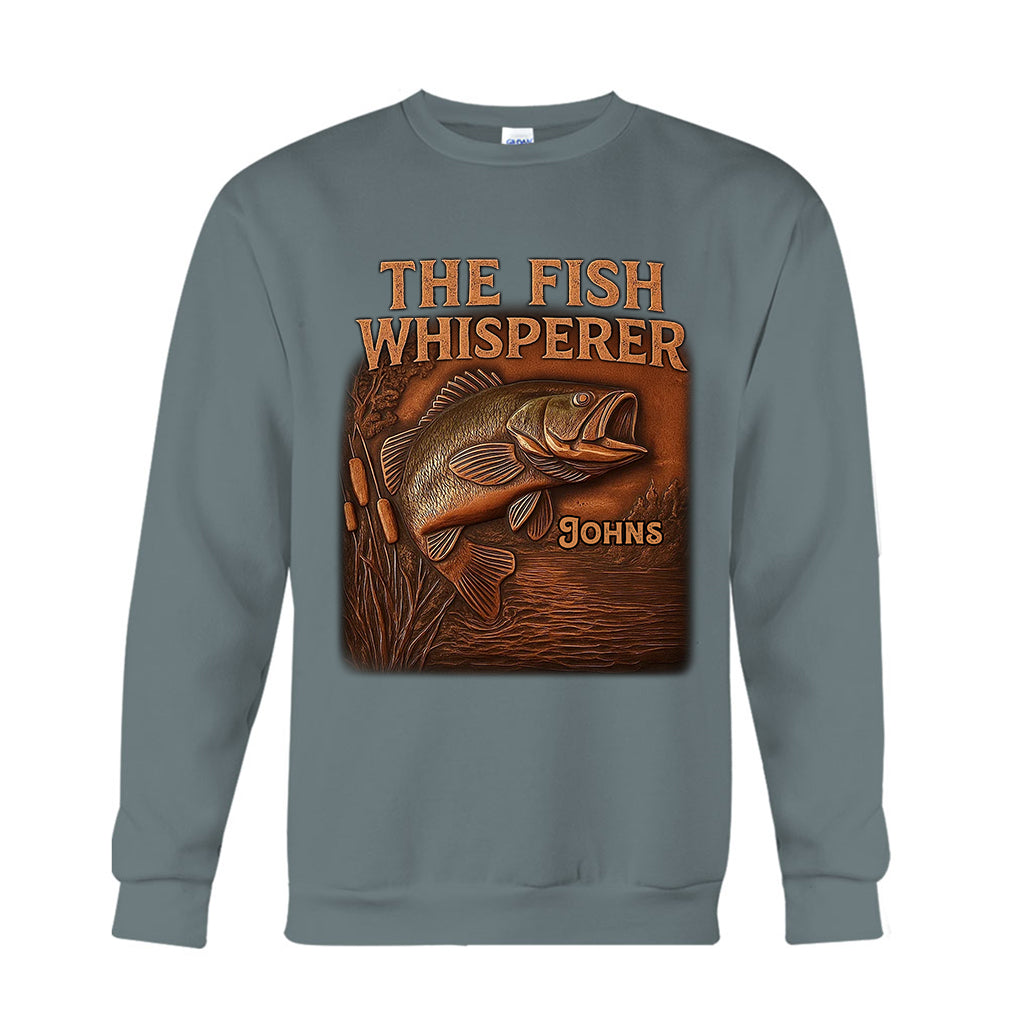 Le Chuchoteur de Poissons - T-shirt et sweat à capuche de pêche personnalisés