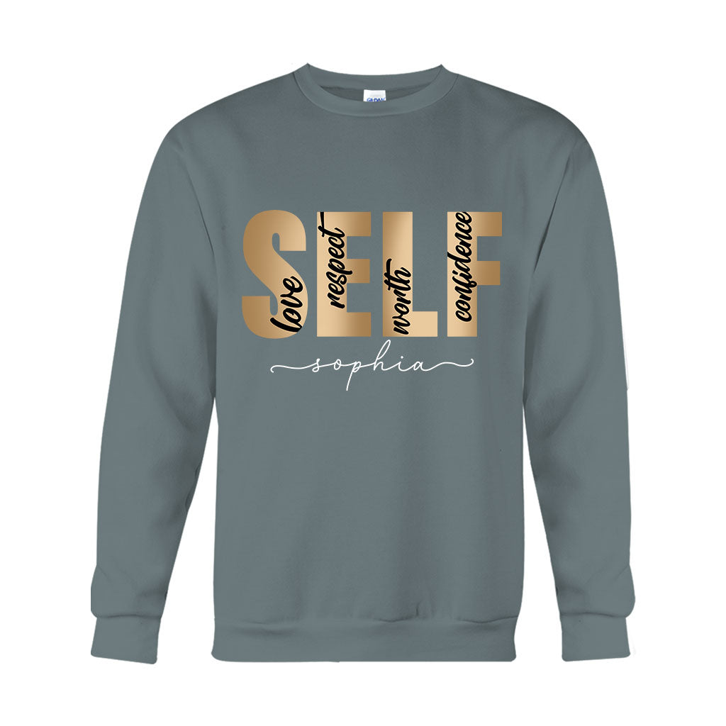 Selbstvertrauen – Personalisiertes T-Shirt und Hoodie für Afroamerikaner