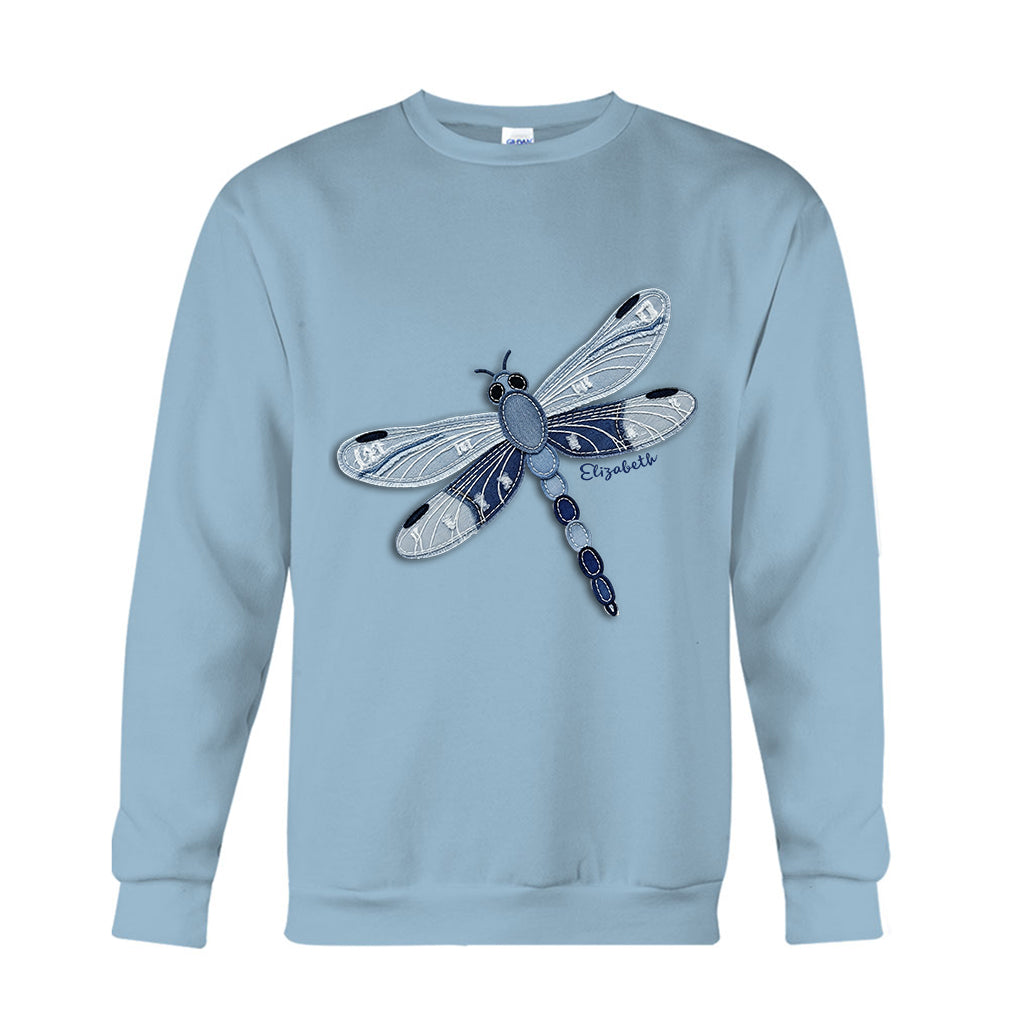 Blue Dragonfly/ Butterfly/ Bee/ Humming Bird - Personalized Gardening T-shirt And Hoodie