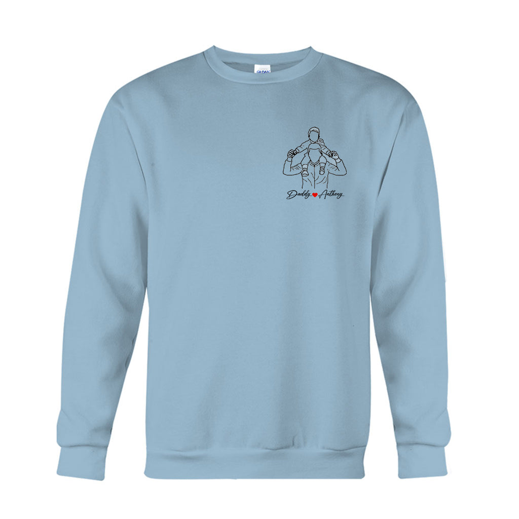 Best Dad Ever - Personalized Father T-shirt And Hoodie