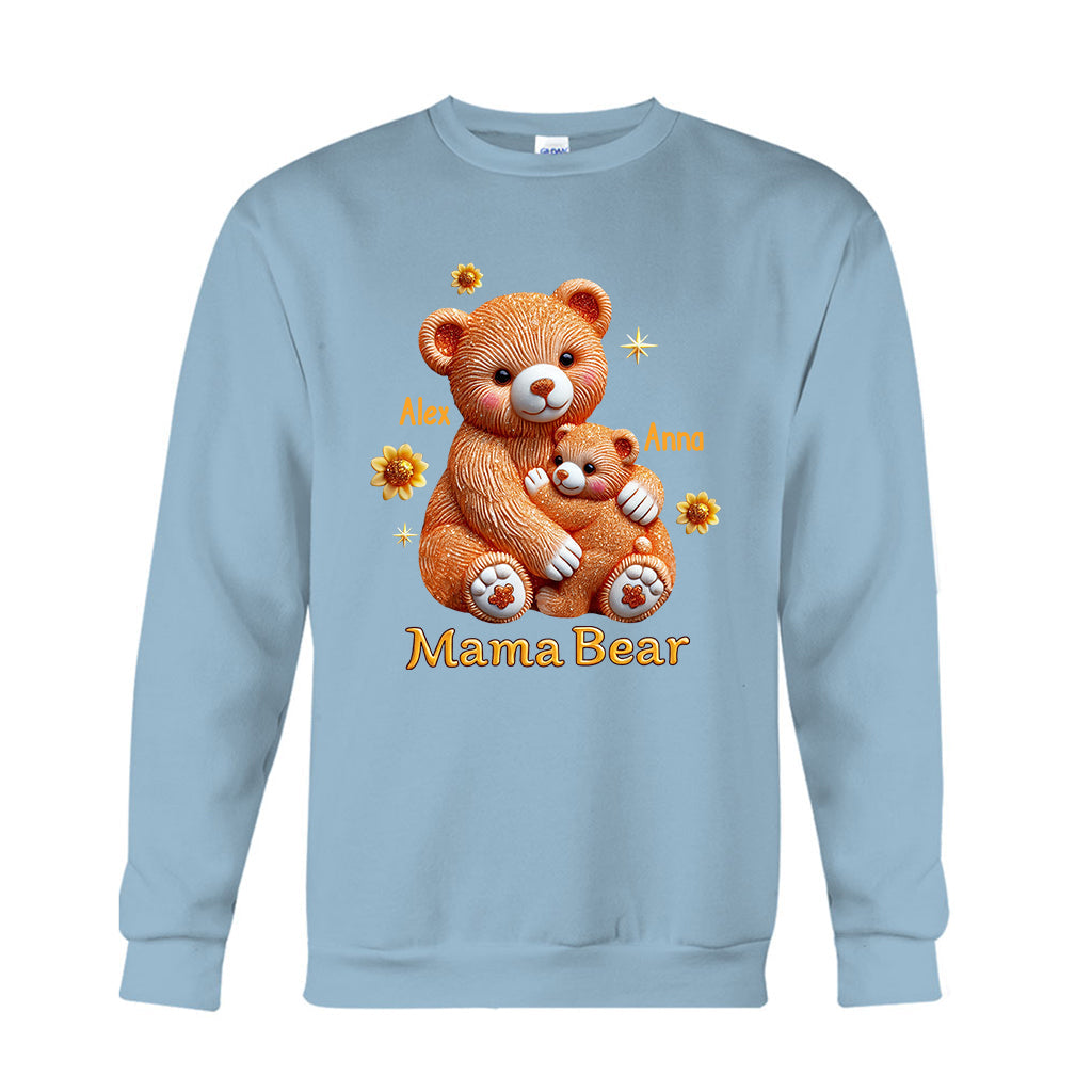 Mama Bear - Personalized Mother T-shirt And Hoodie