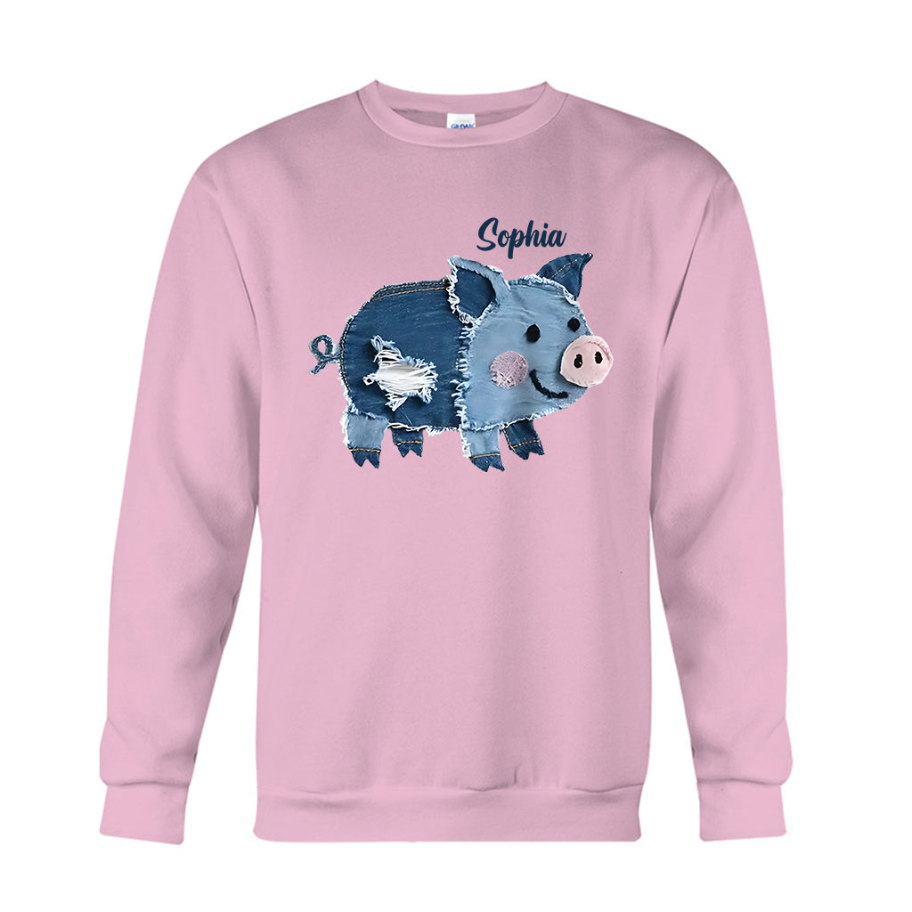 Adorable Pig - Personalized Pig Lover T-shirt And Hoodie