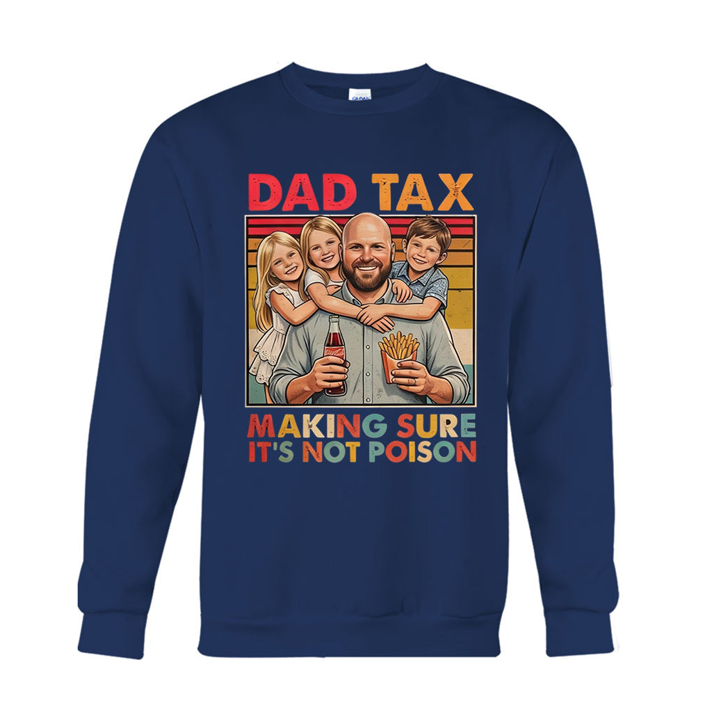 Lustiges Papa-Steuer - Personalisierte Vater T-Shirt und Hoodie