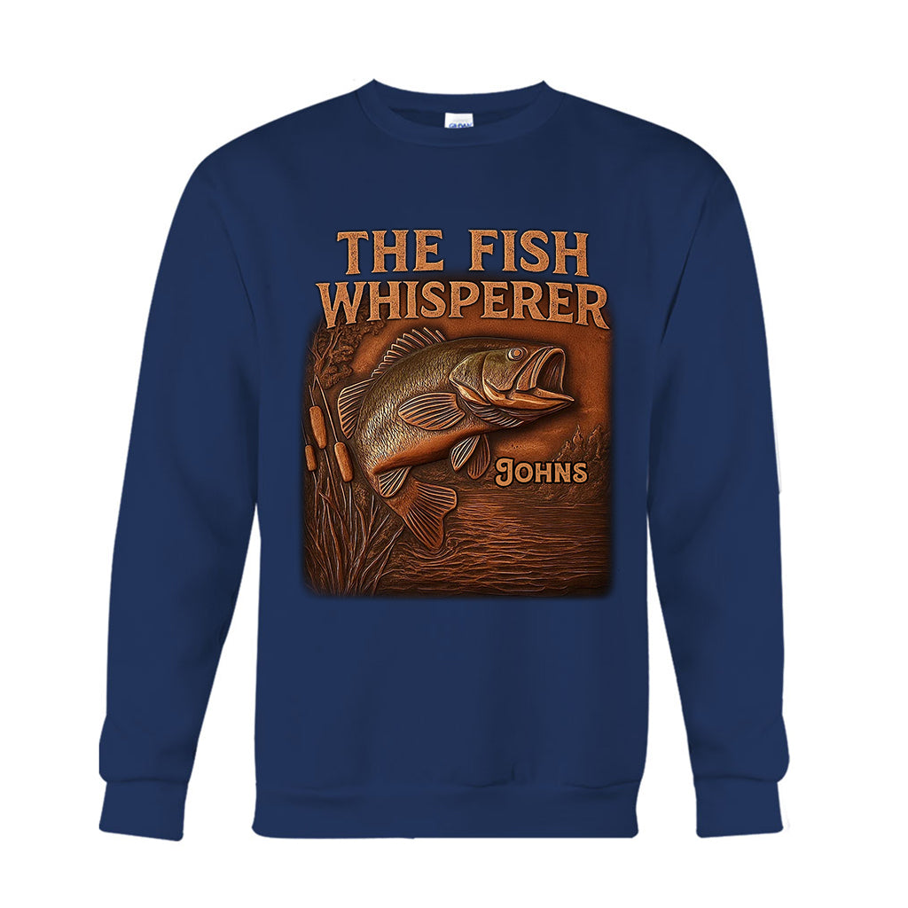 Le Chuchoteur de Poissons - T-shirt et sweat à capuche de pêche personnalisés