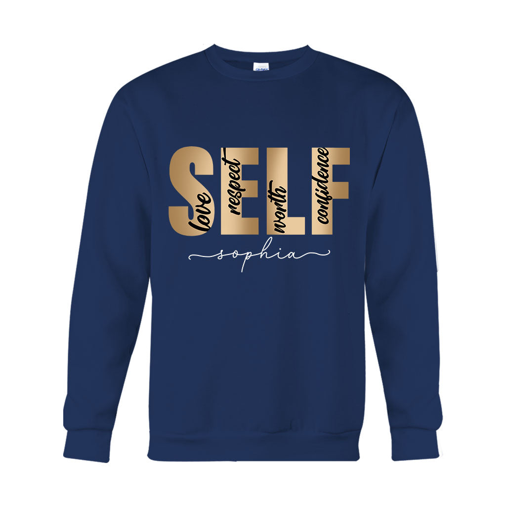 Selbstvertrauen – Personalisiertes T-Shirt und Hoodie für Afroamerikaner
