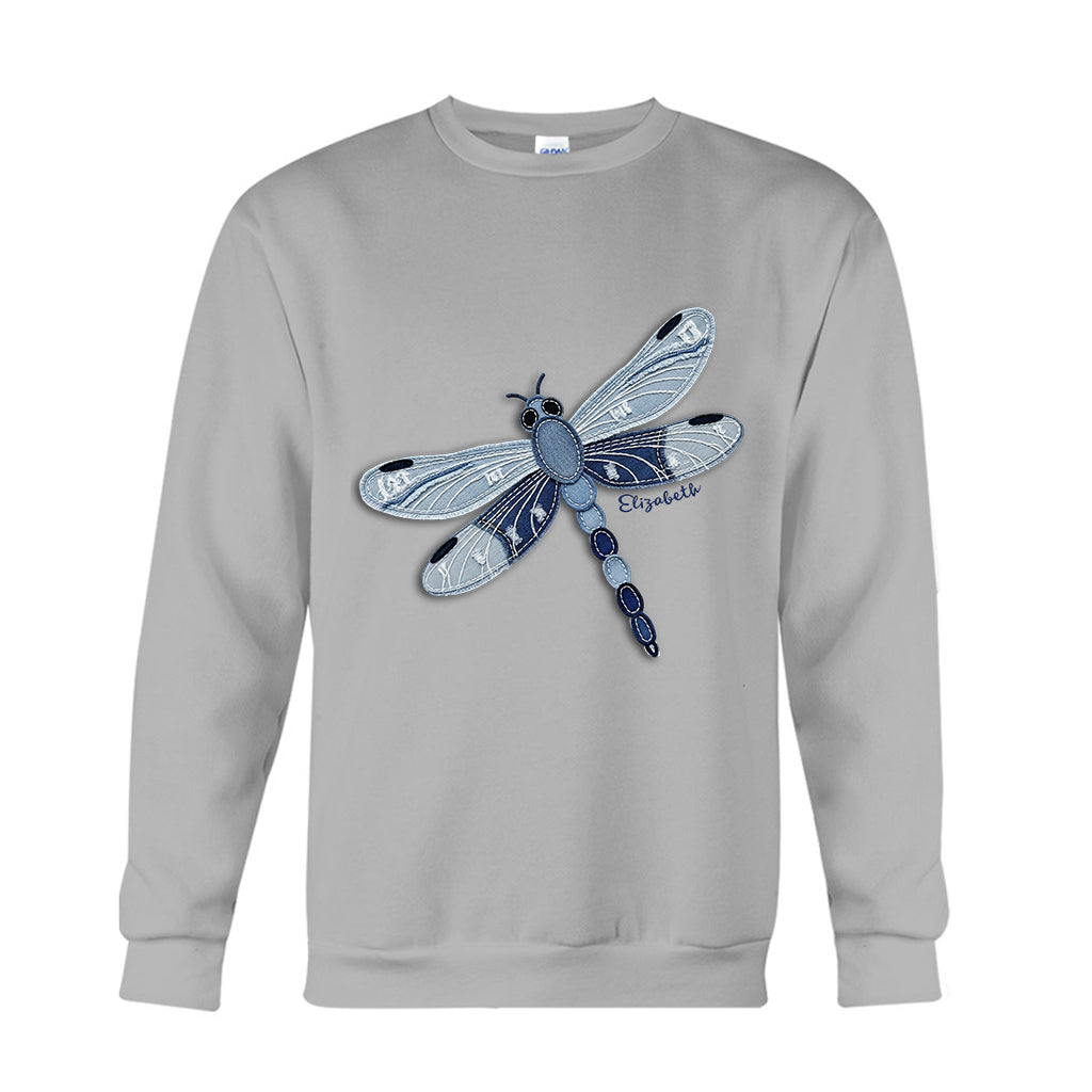 Blue Dragonfly/ Butterfly/ Bee/ Humming Bird - Personalized Gardening T-shirt And Hoodie