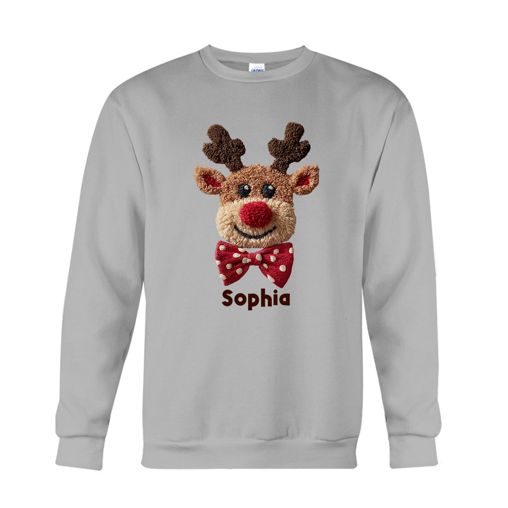 Rentier-Sweatshirt – Personalisiertes Kinder-T-Shirt und Hoodie