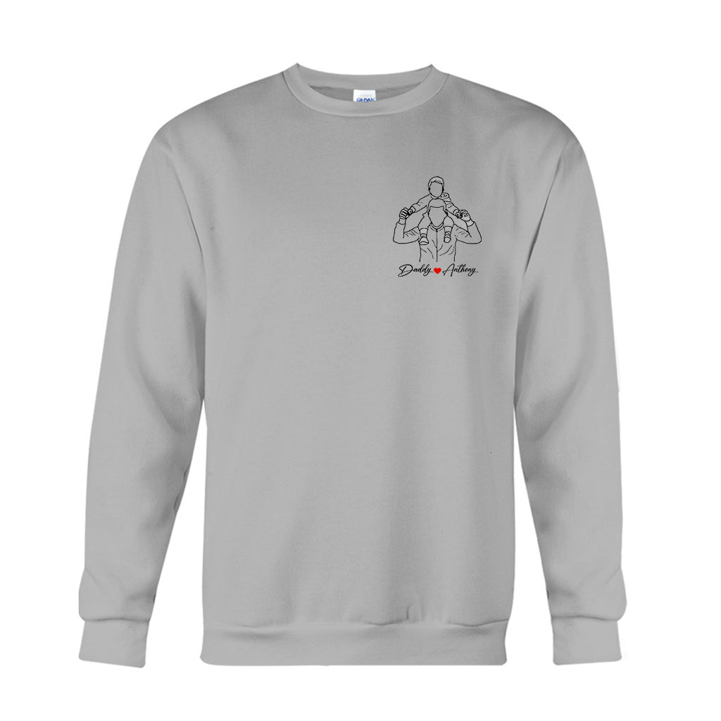 Best Dad Ever - Personalized Father T-shirt And Hoodie