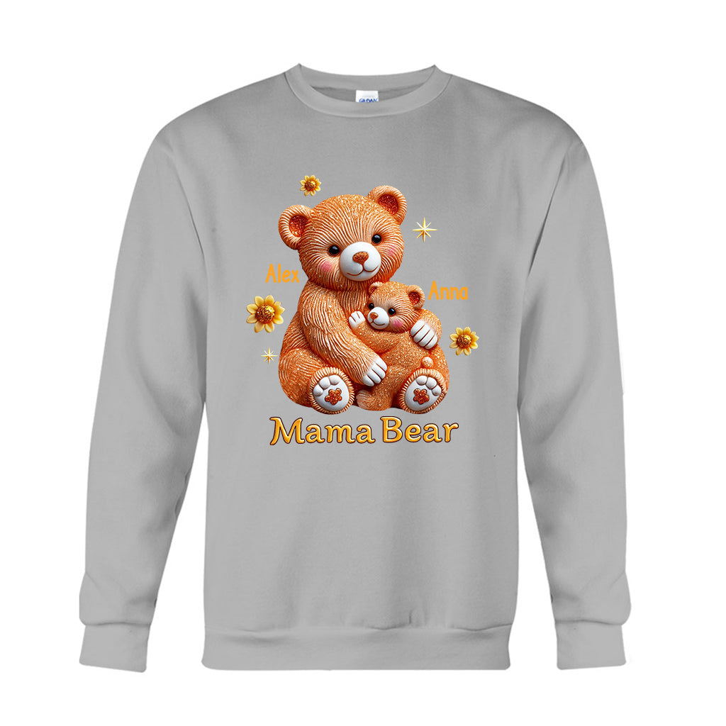 Mama Bear - Personalized Mother T-shirt And Hoodie
