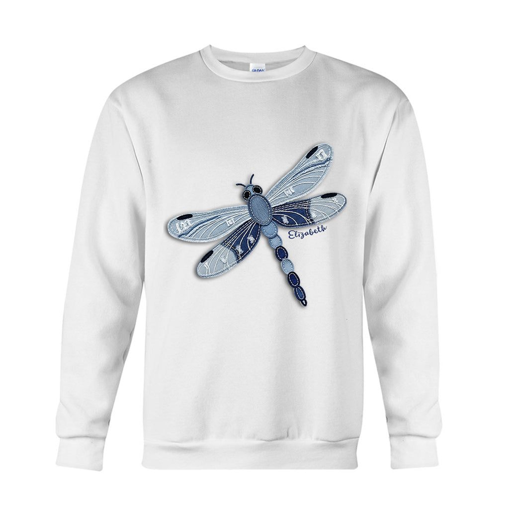 Blue Dragonfly/ Butterfly/ Bee/ Humming Bird - Personalized Gardening T-shirt And Hoodie