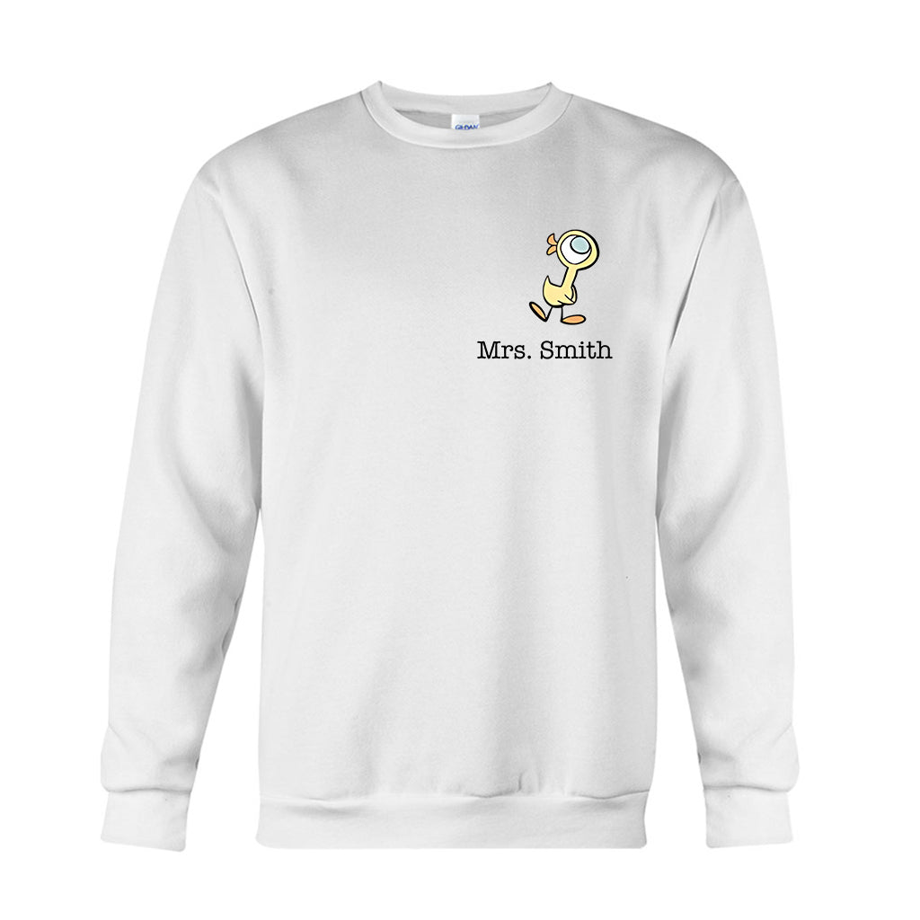 Back To School - Personalized Teacher T-shirt And Hoodie