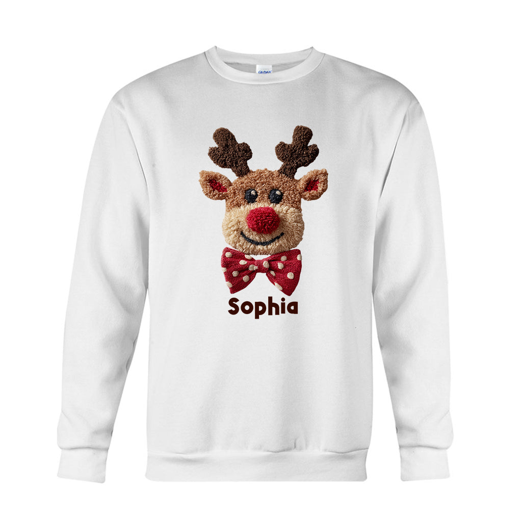Rentier-Sweatshirt – Personalisiertes Kinder-T-Shirt und Hoodie