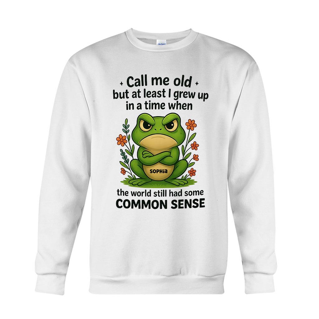 Call Me Old – Personalisiertes T-Shirt und Hoodie mit Froschmotiv