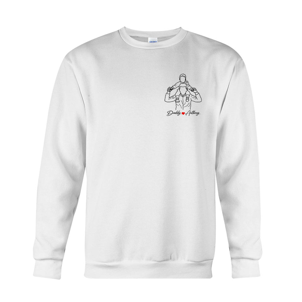 Best Dad Ever - Personalized Father T-shirt And Hoodie