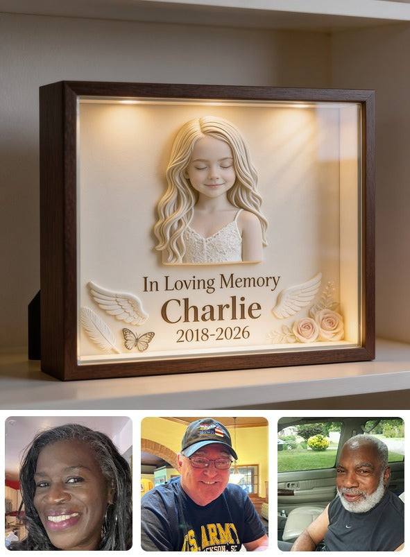 Personalisierte Gedenktafel für kleine Mädchen