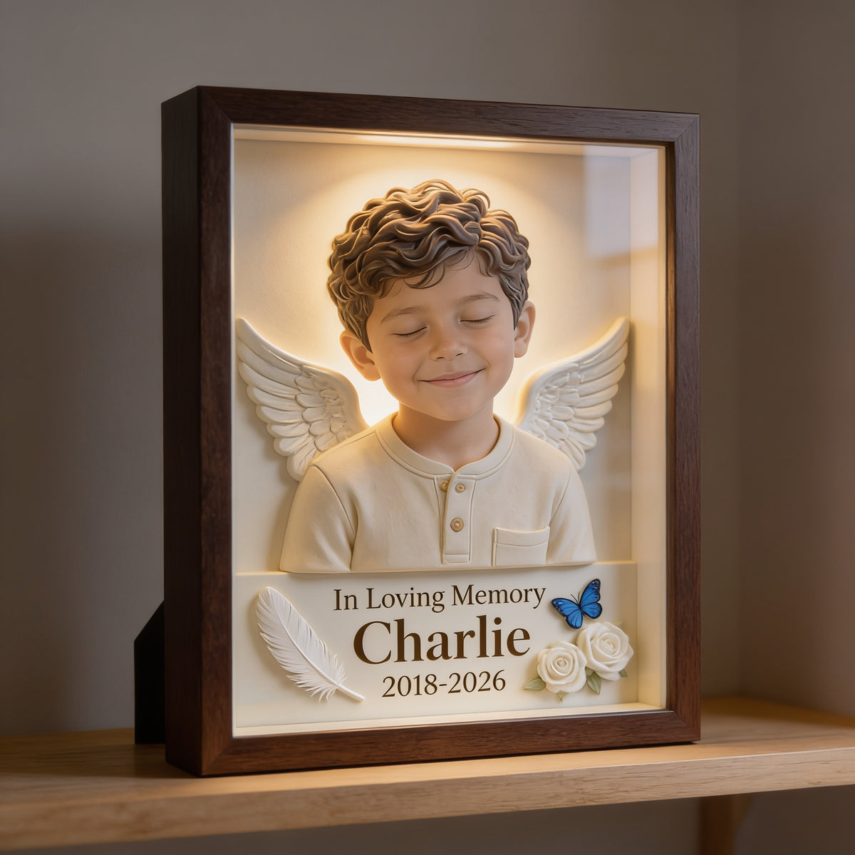 Personalisierte Gedenktafel für Latino Jungen