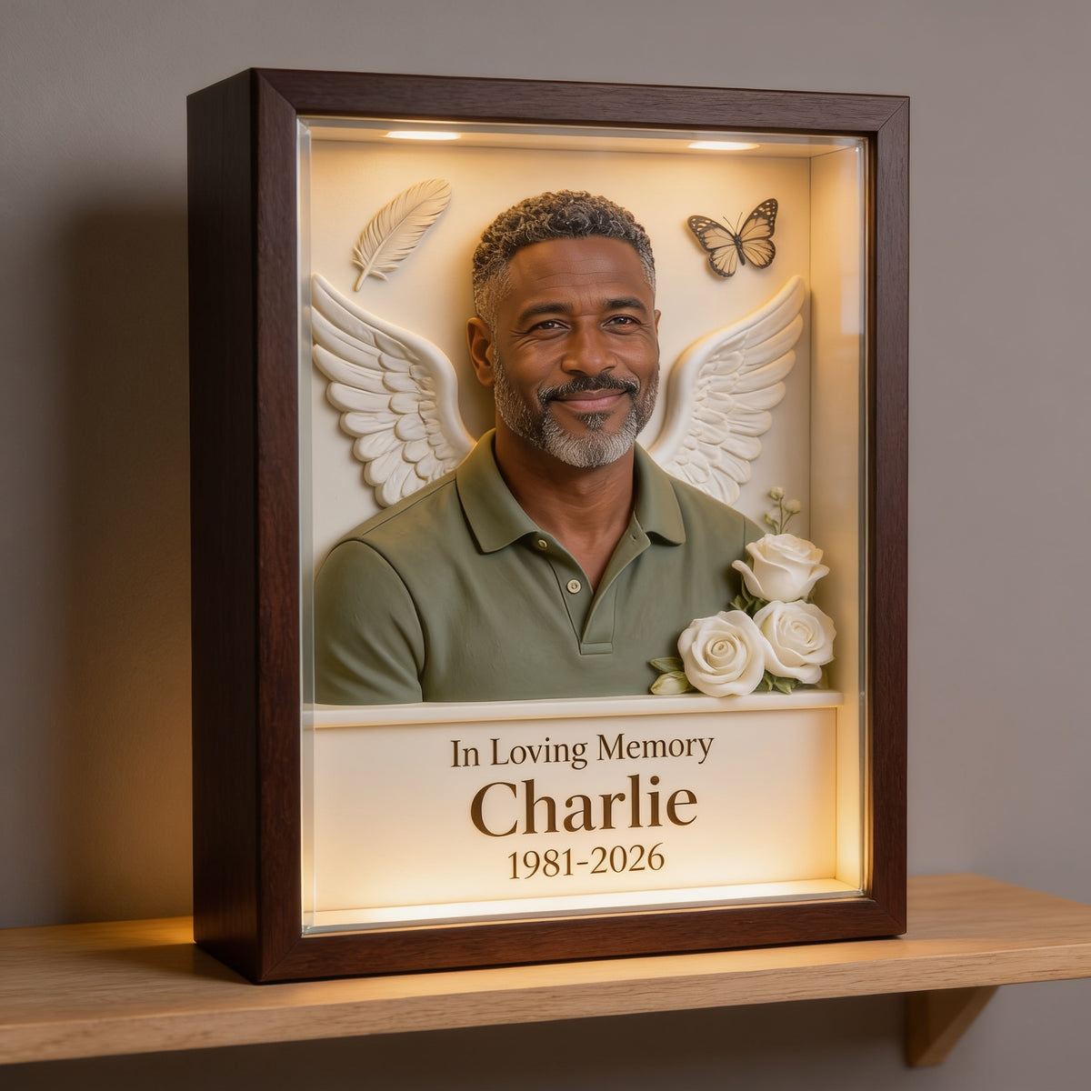 Personalisierte Gedenktafel für einen verstorbenen schwarzen Mann, Dad Ehemann Andenken