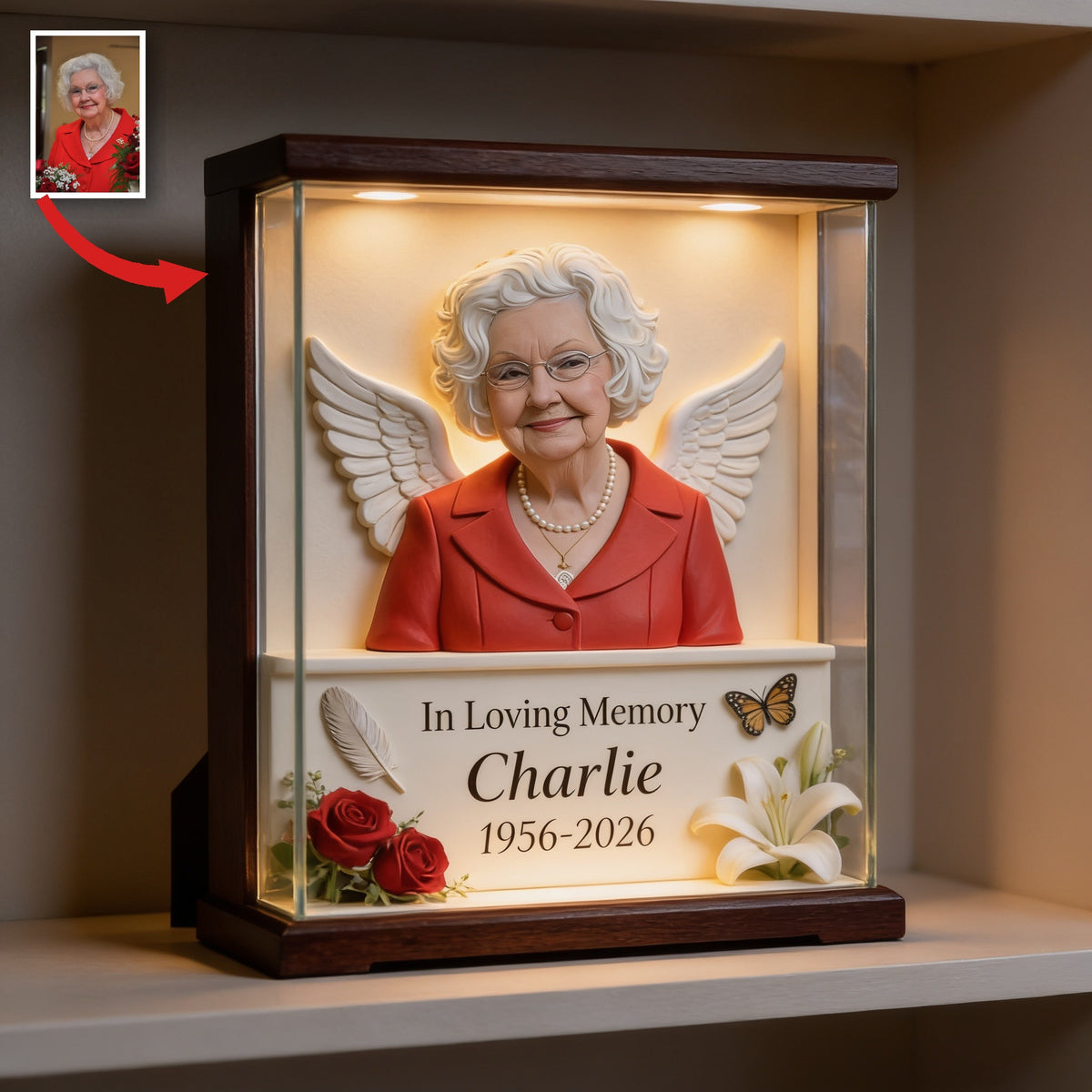 Plaque Acrylique Mémorial Personnalisée pour Grand-Mère