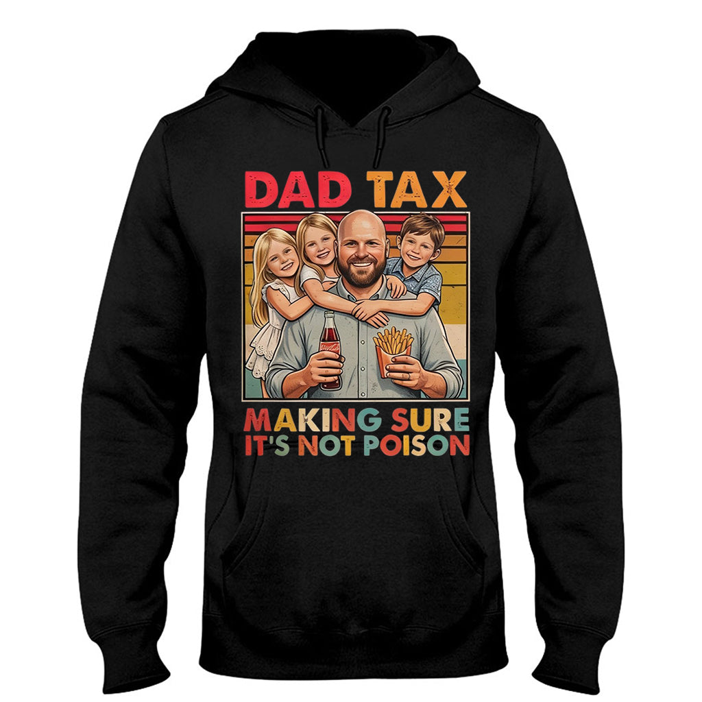 Lustiges Papa-Steuer - Personalisierte Vater T-Shirt und Hoodie
