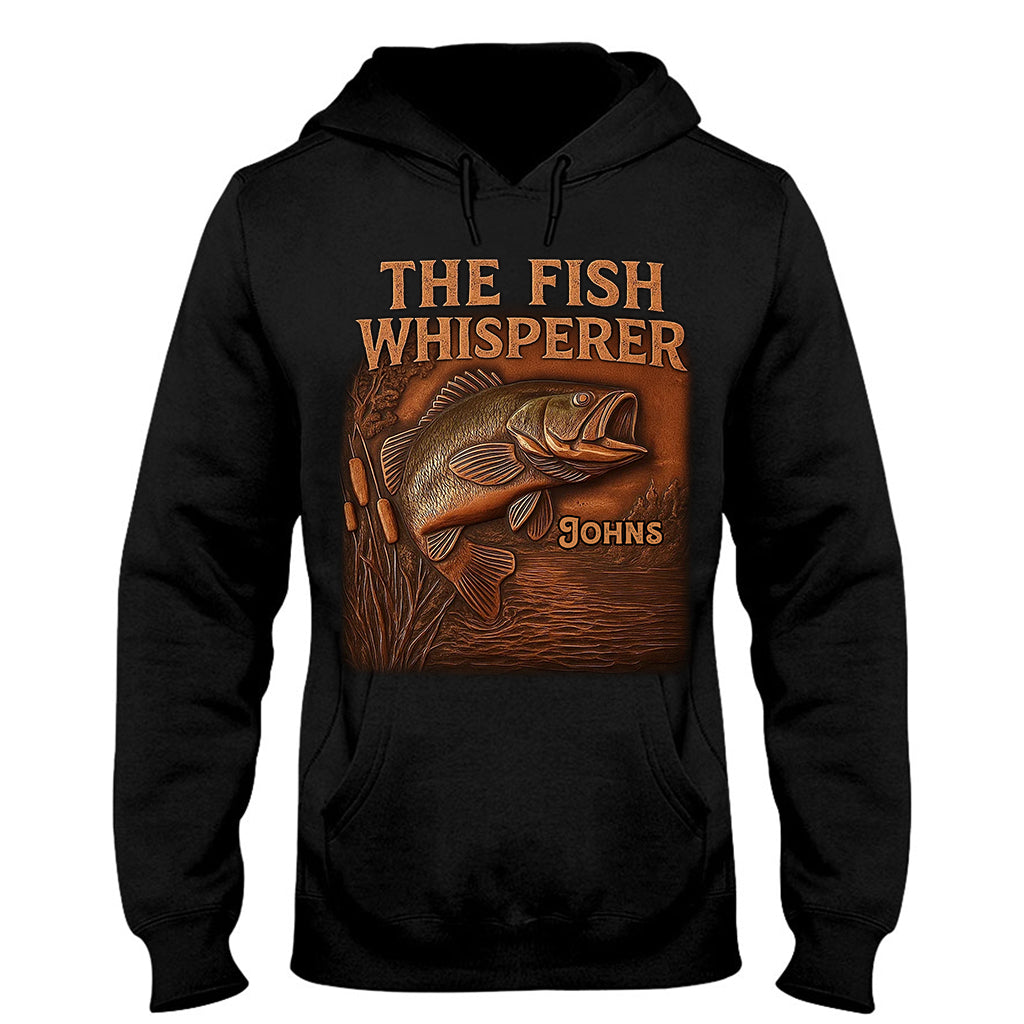 Le Chuchoteur de Poissons - T-shirt et sweat à capuche de pêche personnalisés