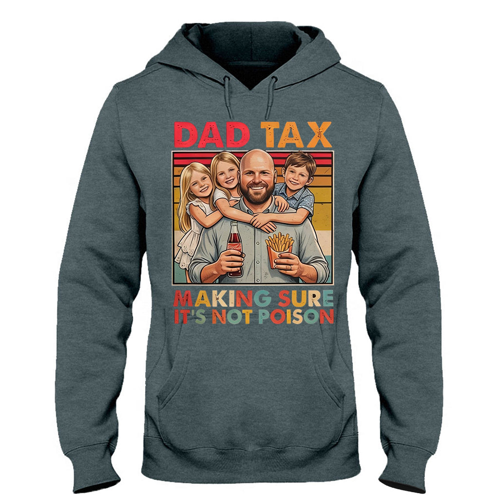 Lustiges Papa-Steuer - Personalisierte Vater T-Shirt und Hoodie