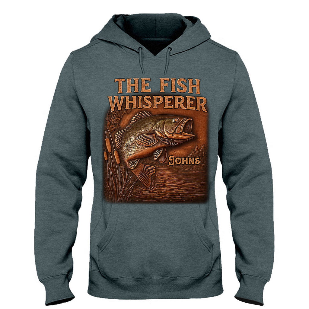 Le Chuchoteur de Poissons - T-shirt et sweat à capuche de pêche personnalisés
