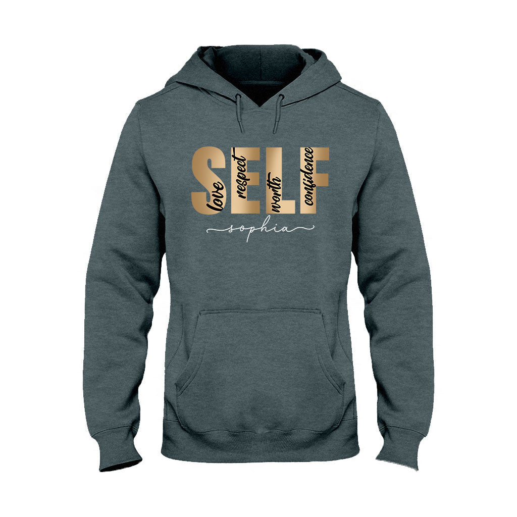 Selbstvertrauen – Personalisiertes T-Shirt und Hoodie für Afroamerikaner