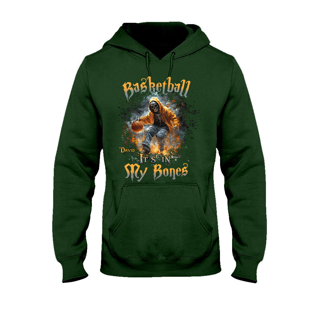 Basketball liegt mir im Blut – Personalisiertes Basketball-T-Shirt und Hoodie